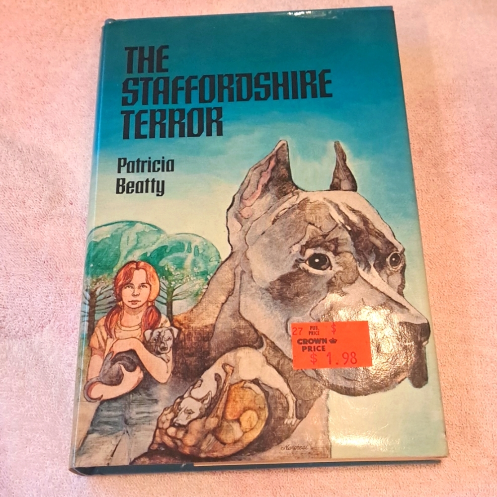 The Staffordshire Terror by Patricia Beatty Hard Cover Book